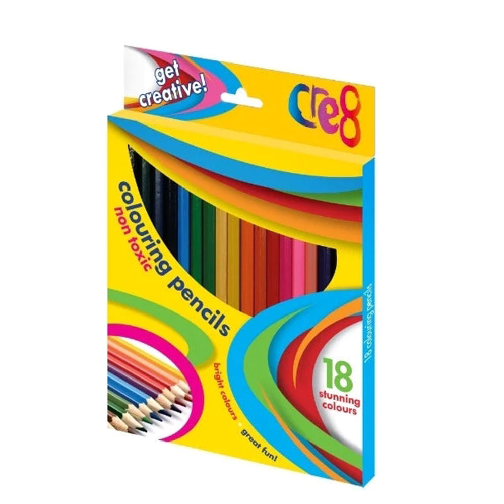 Colouring Pencils Easy Erase Colouring Pencils - 18 Colours