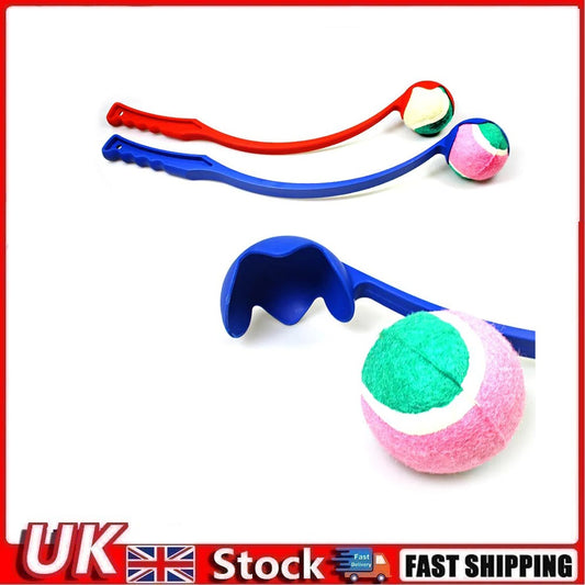 35 cm Plastic Dog Tennis Ball Chucker Launcher - Random Colour