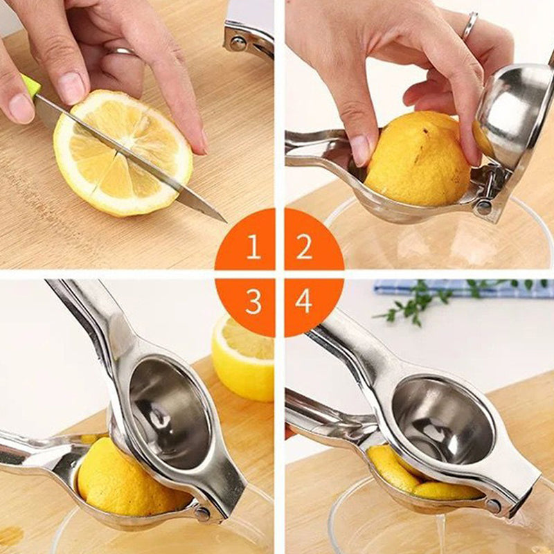 Lemon Lime Squeezer Heavy Duty Steel Mexican Elbow Cocktail Fruit Press UK STOCK