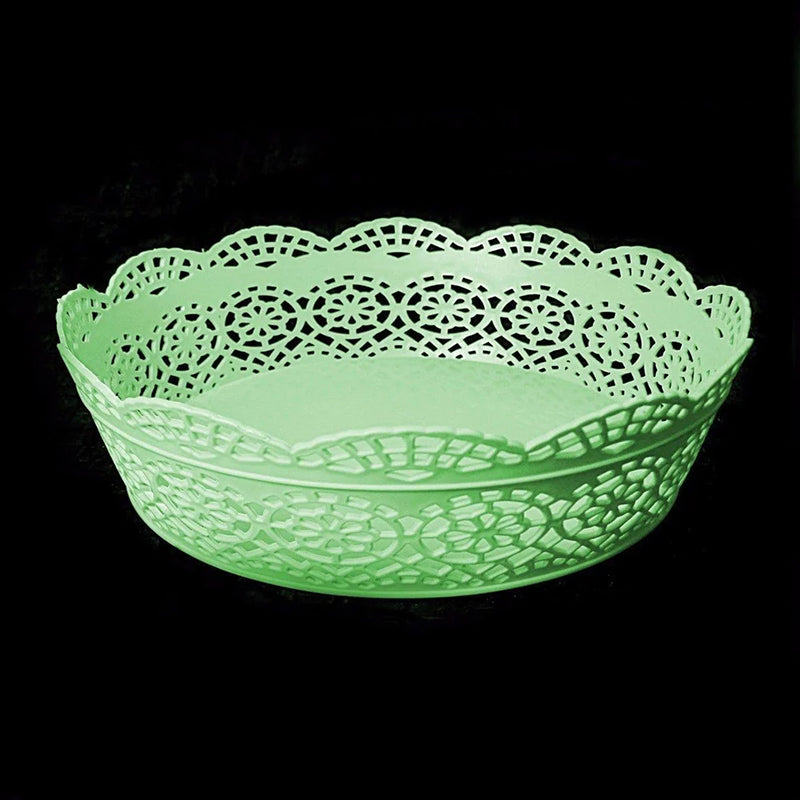 Fancy Plastic Basket Vegetable Fruit Serving Basket - Random Colour