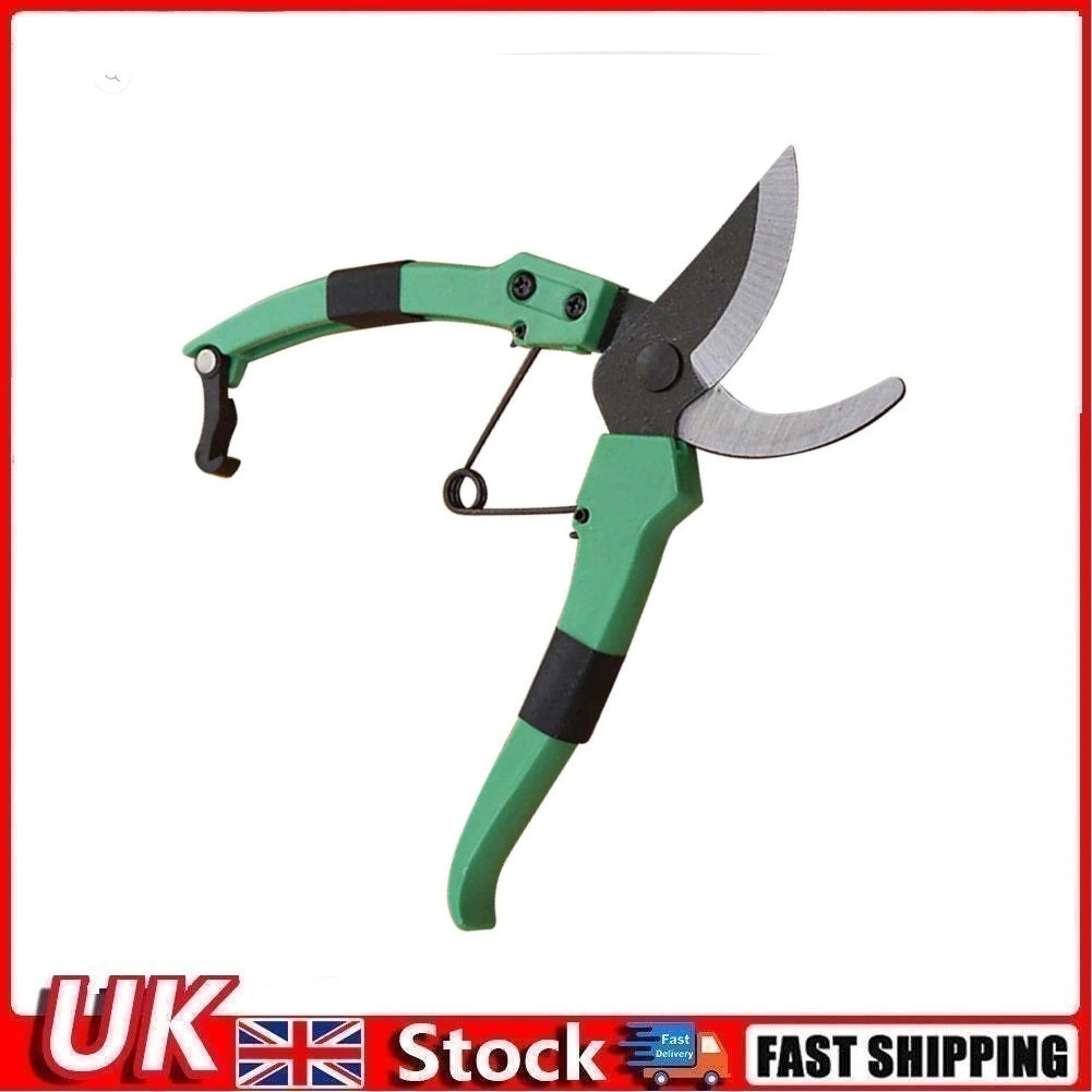 Garden Bypass Secateurs Rust Proof Pruning Shears with Safe Lock