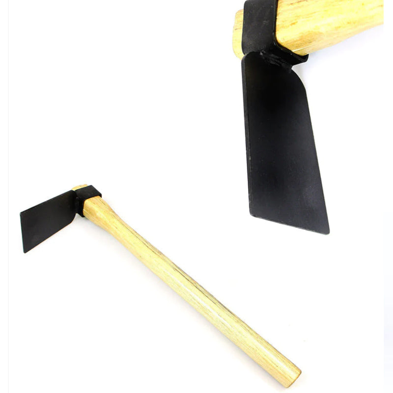 36 cm Garden Hoe Steel Hoe with Wooden Handle