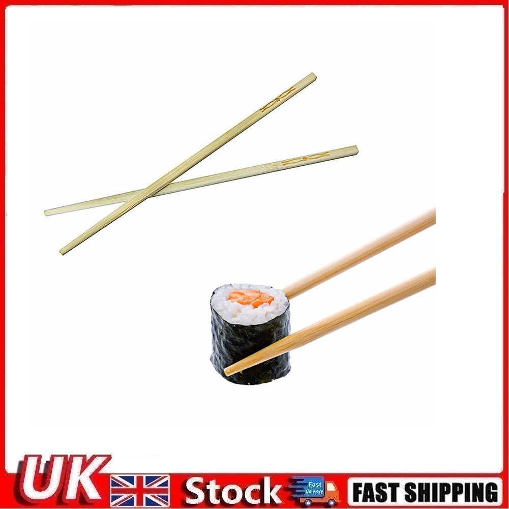 24 cm Wooden Bamboo Chopsticks Reusable Chopsticks Pack of 5