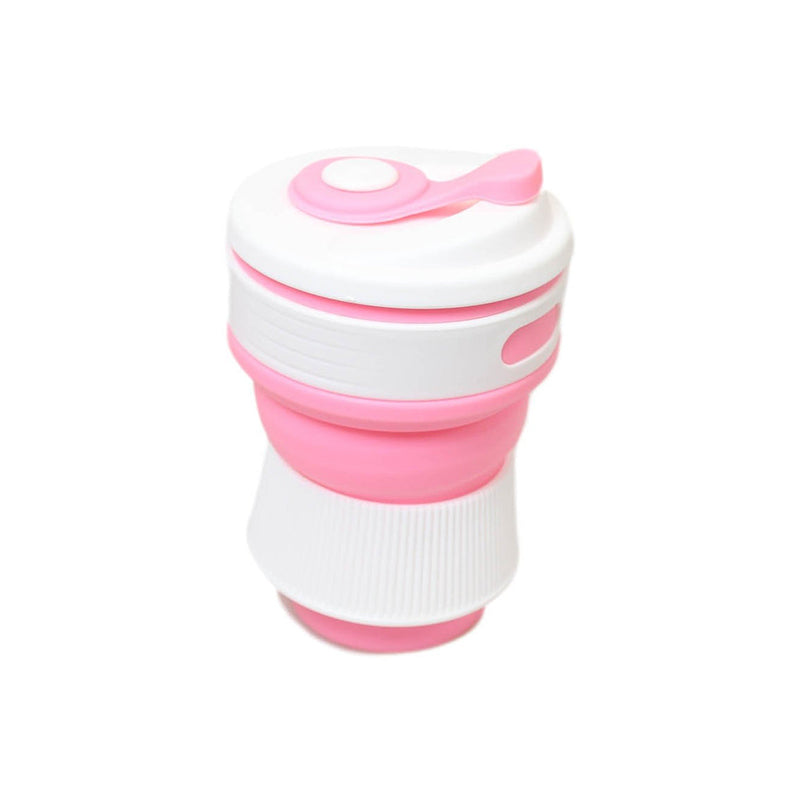 350ml Collapsible Silicone Cup Coffee Drink Cup for Travel - Random Colour