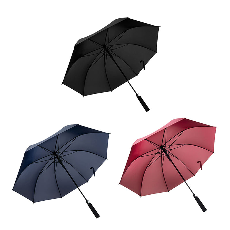 70 cm Stick Umbrella Windproof Canopy for Men and Women - Random Colour