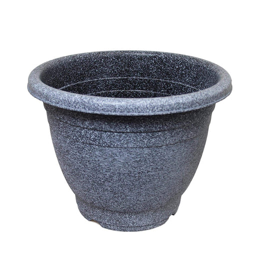 Grey Stone Style Plastic Plant Pot for Indoor Outdoor - Multiple Sizes