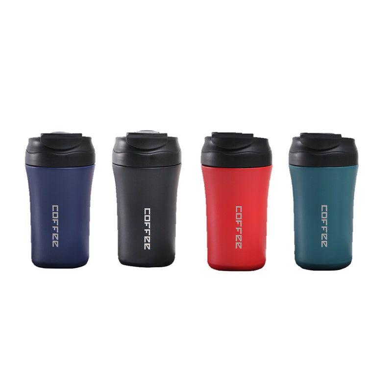 Stainless Steel Vacuum Coffee Mug Travel Thermal Mug 15 x 7.5 cm - Random Colour