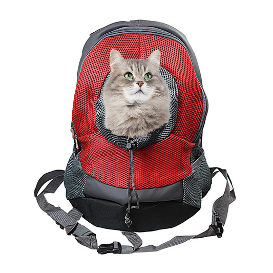 40 cm Pet Backpack Carrier Bag for Dog Cat - Random Colour