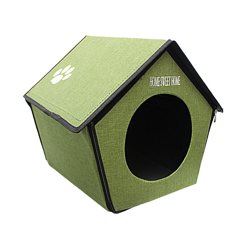 Foldable Pet Dog Cat House 36 x 36 cm - Random Colour