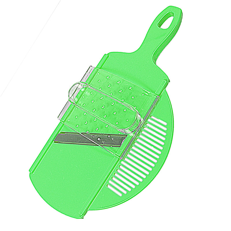 Plastic Vegetable Slicer Flat Mandoline Slicer - Random Colour