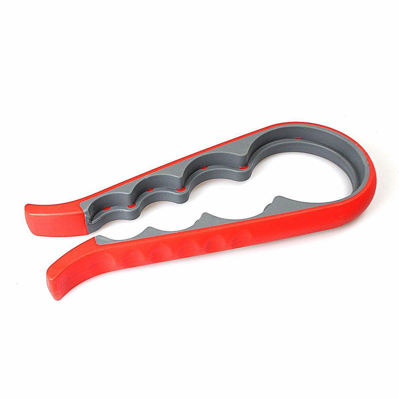 4 Size Bottle Opener Multi-Use Plastic Jar Opener for Kitchen - Random Colour