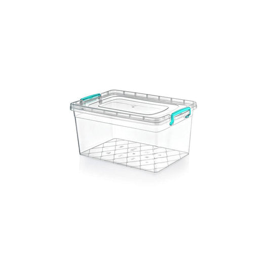 Multipurpose Clear Storage Container Midi Box with Handles - 10 Litre