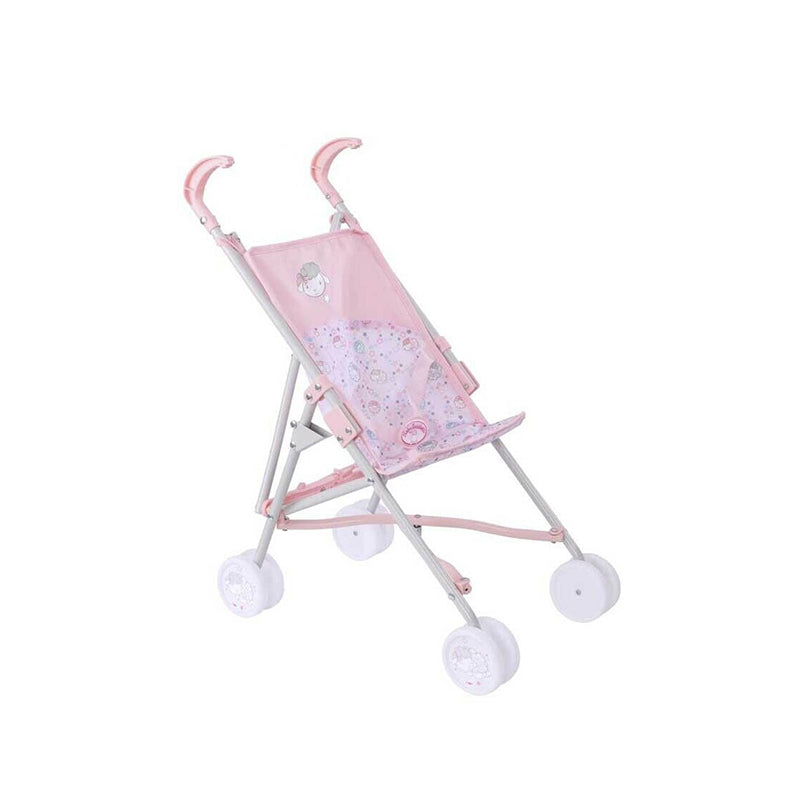 Baby Childrens Pink Baby Stroller Buggy Pram for Indoor Outdoor