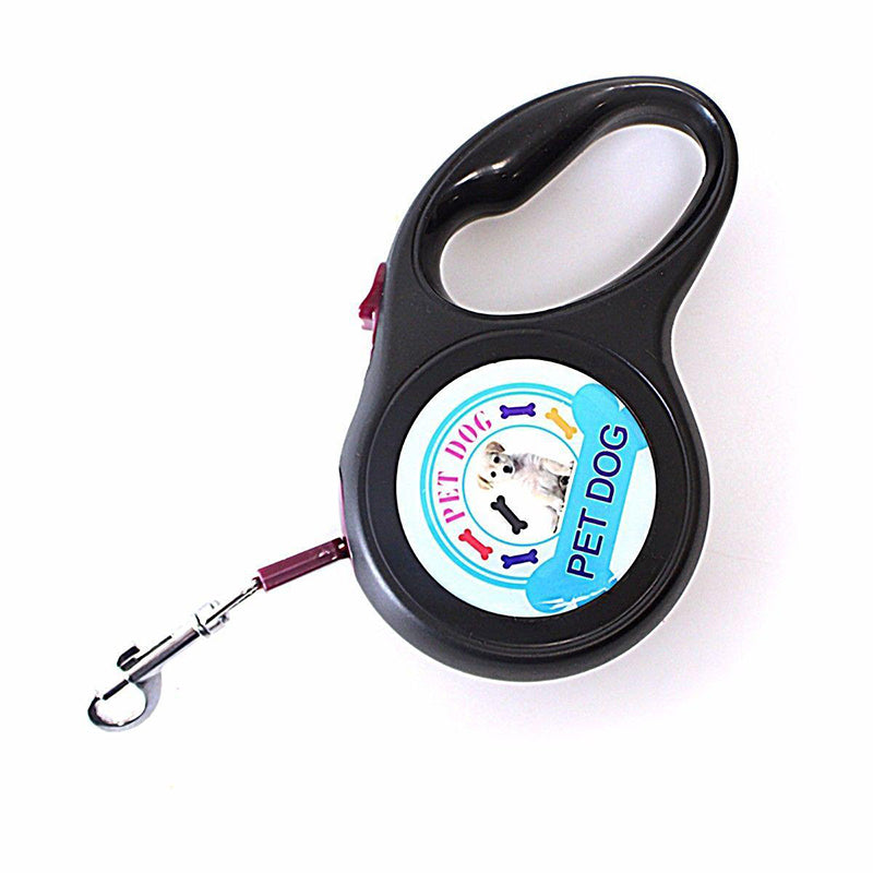 3m Retractable Dog Pet Lead Training Walking Leash - Random Colour