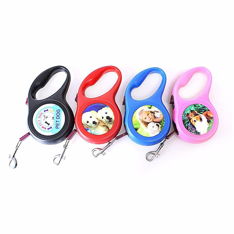 3m Retractable Dog Pet Lead Training Walking Leash - Random Colour