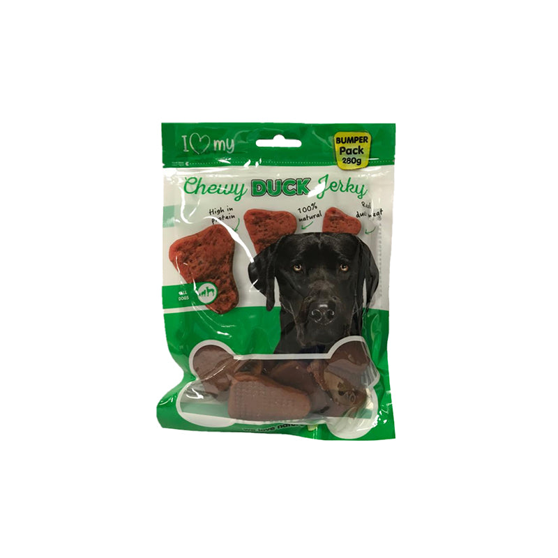 280g Pet Dog Treats Chewy Duck Jerky