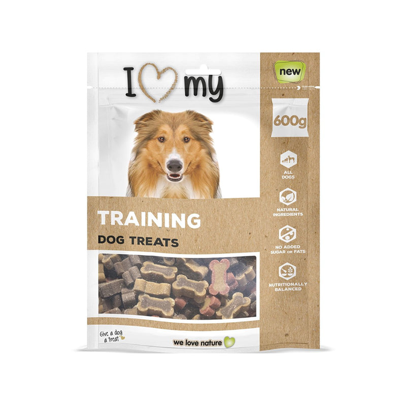 600g Pet Dog Duo Bone Training Treats Bumper Bag