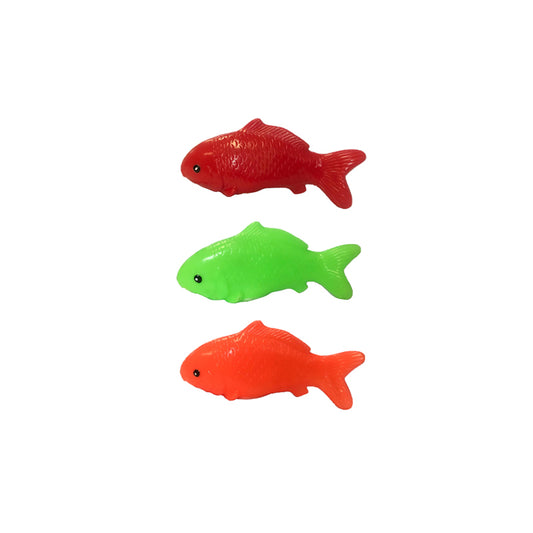 Pet Dog Toy Squeaky Fish 15 cm - Random Colour