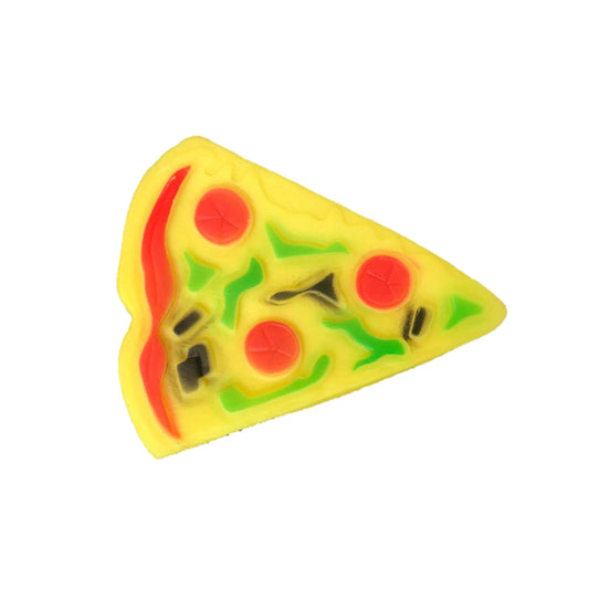 Pet Dog Toy Squeaky Pizza Slice 11 cm