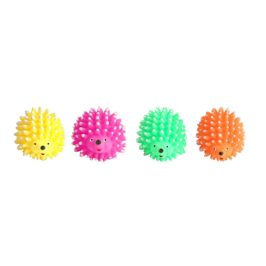 Pet Dog Toy Squeaky Hedgehog 8.5 x 6 cm - Random Colour