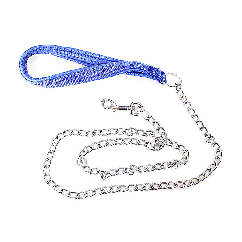 97 cm Heavy Duty Metal Dog Strap Chain Lead - Random Colour