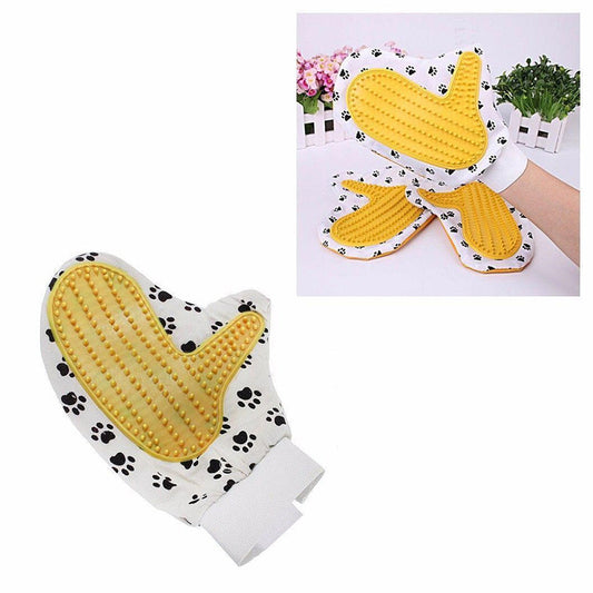 Grooming Glove Deshedding Brush Comb Massage Glove One Size for Pet Dog Cat