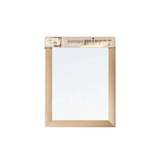 Large Plastic Framed Boutique Mirror 30 x 40 cm - Random Colour