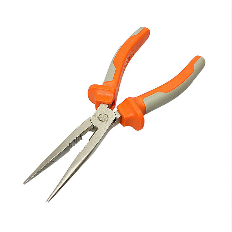 DIY Long Needle Nose Pliers 6 inch - Orange