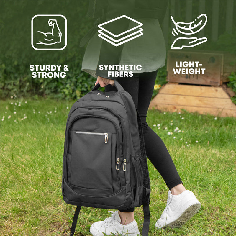 Laptop Backpack School Bag for Men Women 30 x 13 x 46 cm - Random Colour