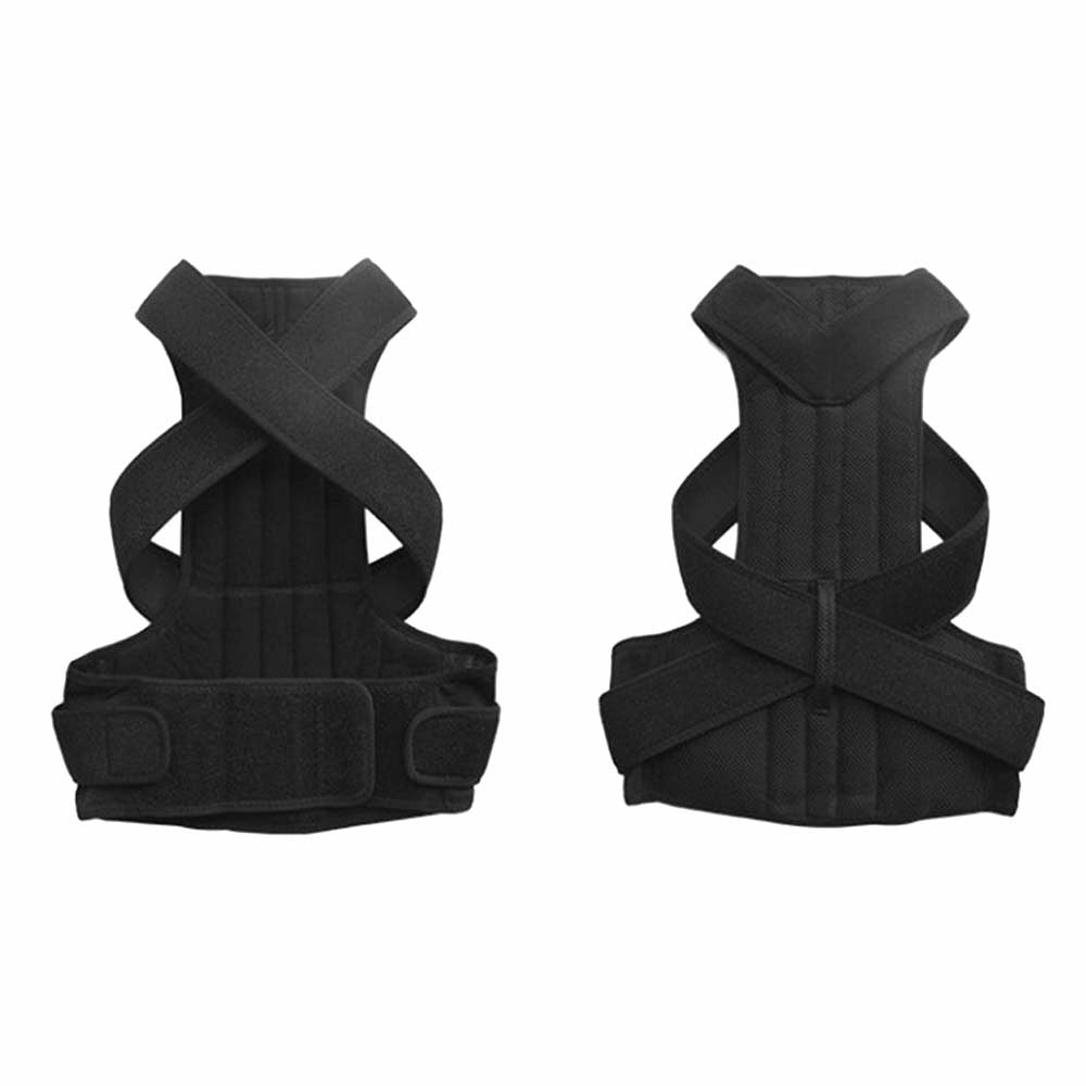 Adjustable Posture Corrector Slouch Shoulder Corset Back Lumbar Brace Orthosis Support Shoulder Straight Hold - XL