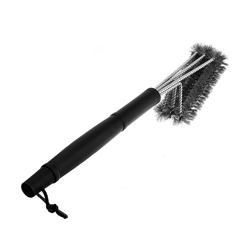 Layer Stainless Steel Heavy Duty Barbeque Grill Brush Bristles Cleaner