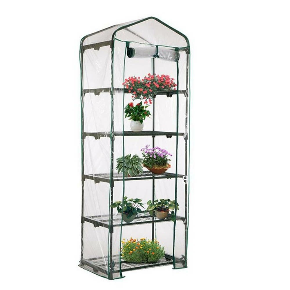 5 Tier Mini Greenhouse Walk In Grow Bag Replacement PVC Cover Casing (Cover only)