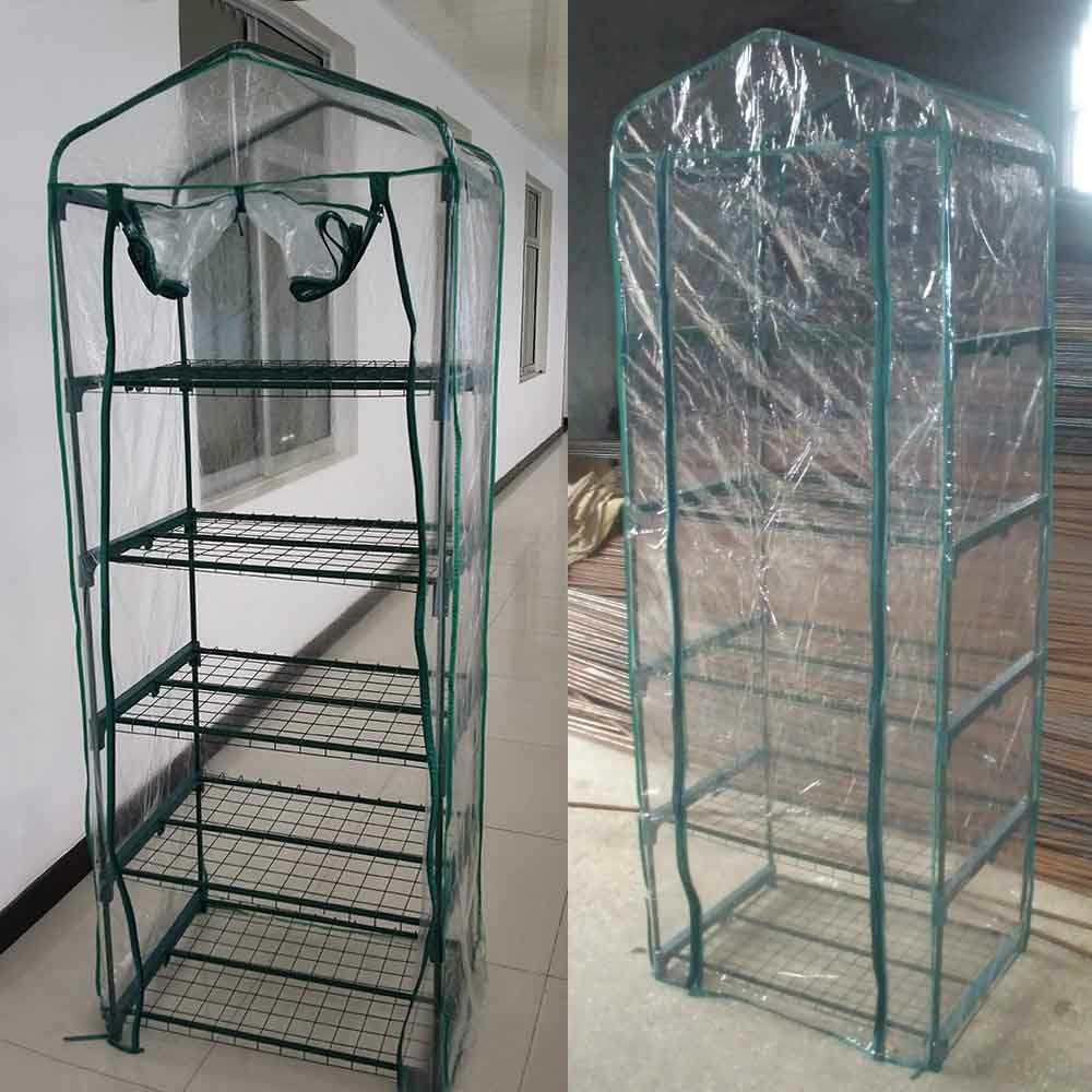 5 Tier Mini Greenhouse Walk In Grow Bag Replacement PVC Cover Casing (Cover only)