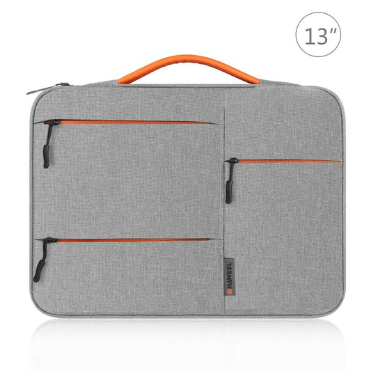 13 inch 360 Degree Protective Laptop Polyester Bag Compatible with 13 Inch Laptop - Grey