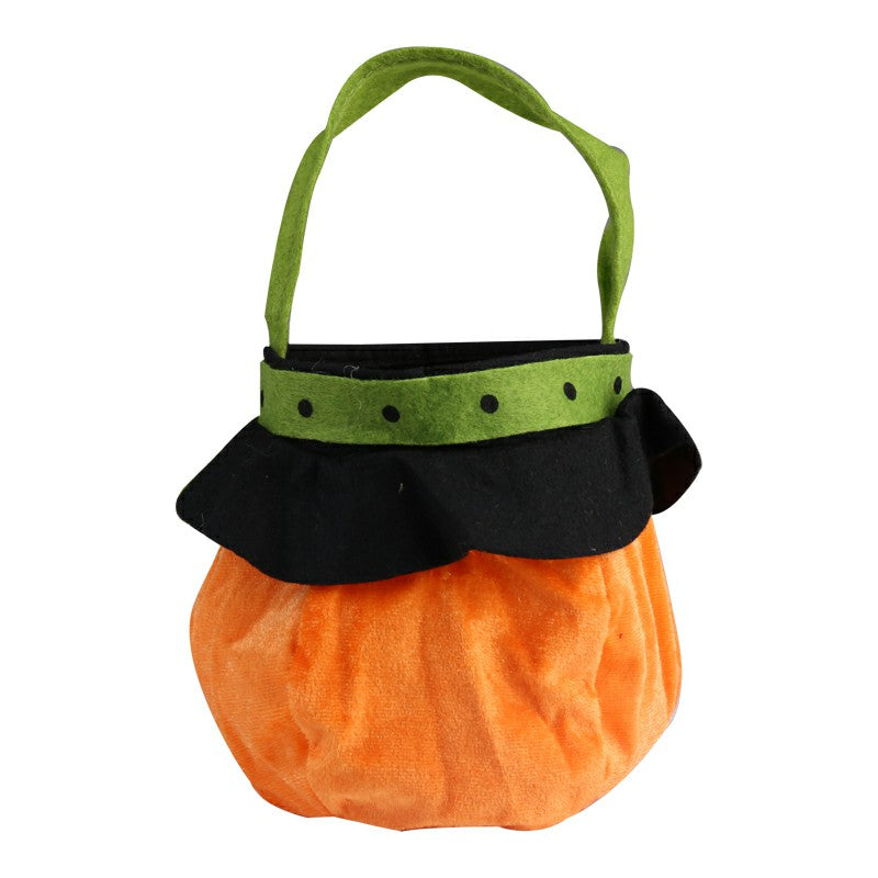 Pumpkin Candy Bags with Smile Tote Bags Sweet or Treat Bags, Suitable for Halloween Use of Children