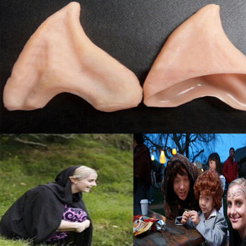 One Pair Latex Cosplay Fairy Pixie Elf Ears