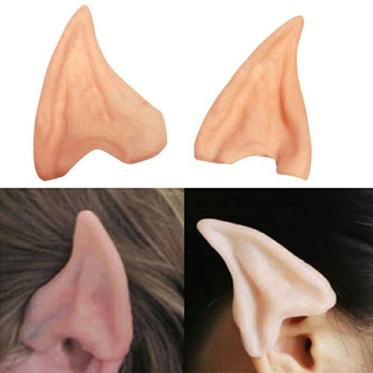 One Pair Latex Cosplay Fairy Pixie Elf Ears