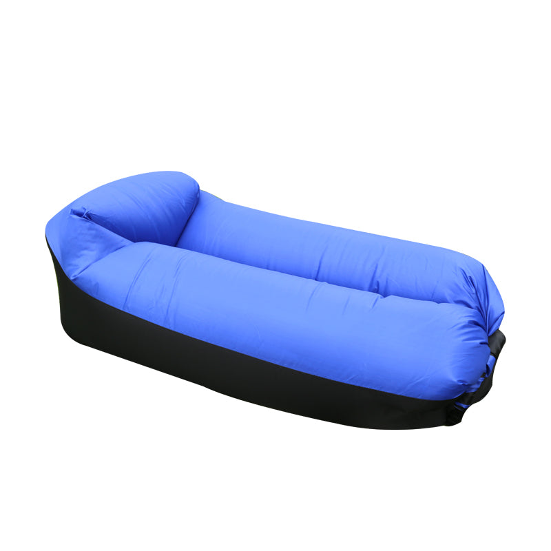 Inflatable Sofa Lounger Lazy Air Bed Sack for Camping Beach - Blue