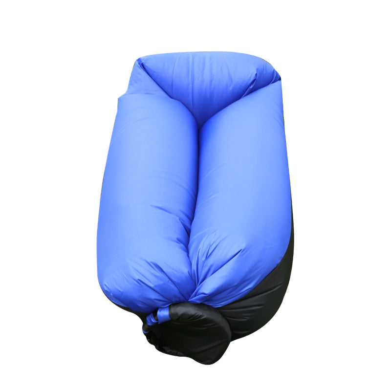 Inflatable Sofa Lounger Lazy Air Bed Sack for Camping Beach - Blue