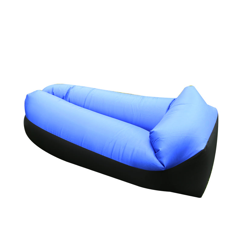 Inflatable Sofa Lounger Lazy Air Bed Sack for Camping Beach - Blue