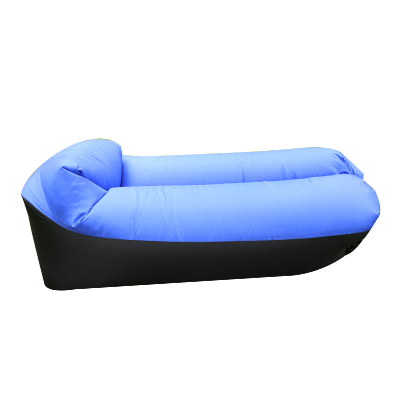 Inflatable Sofa Lounger Lazy Air Bed Sack for Camping Beach - Blue