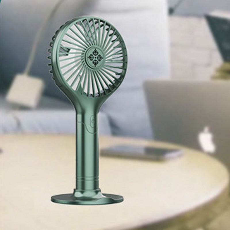 Portable Hand-held Folding Cooling Desk Fan Mini Cooler USB Charging