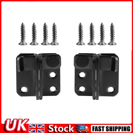 Stainless Steel Slide Latch Lock Bolt Heavy Duty Garden Gate Shed Door Black UK