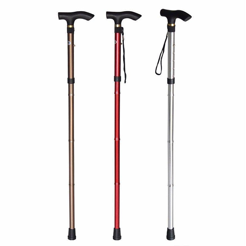 Easy Folding Lightweight Adjustable Walking Stick for Elderly Men Women