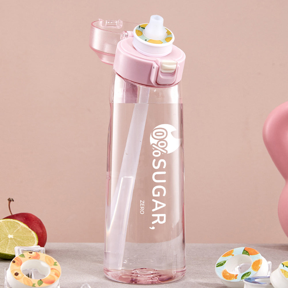 Air Water Bottle Taste Pod AIR Fruit Fragrance Flavored Water Bottle - Pink