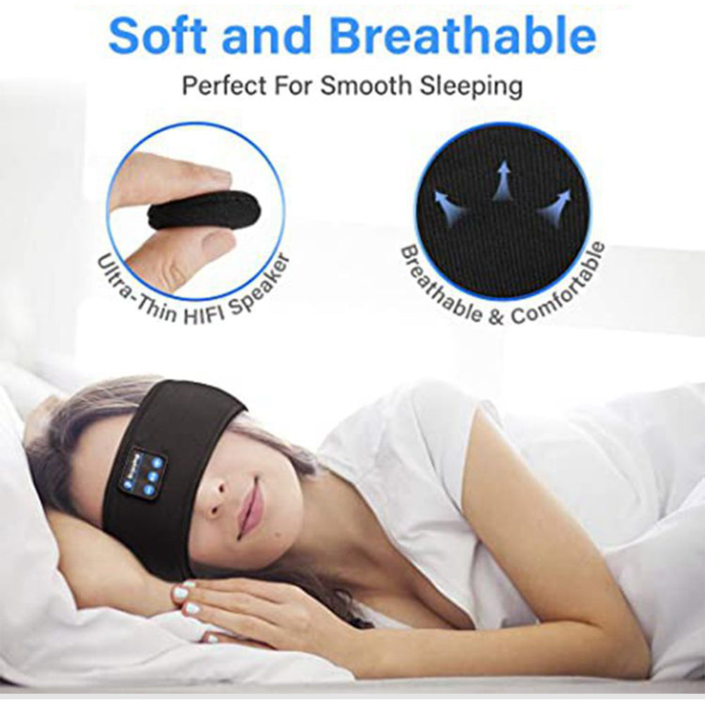 Wireless Bluetooth Headband Sleep Stereo Headset Sport Music Earphone Headphone - Multiple Colors