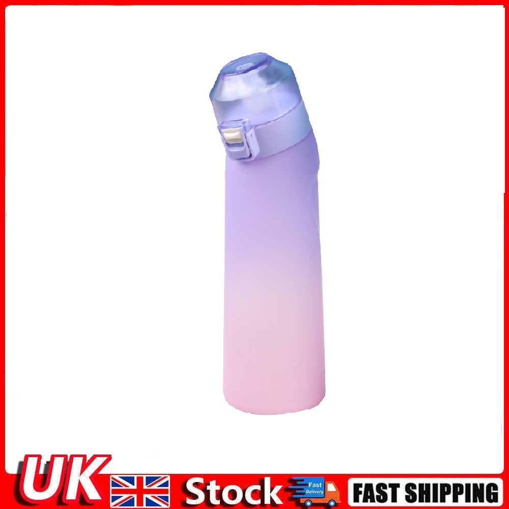 650ML Air Up Water Bottle with 1 Fruit Fragrance Bottle Flavored Taste Pods - Purple Lid