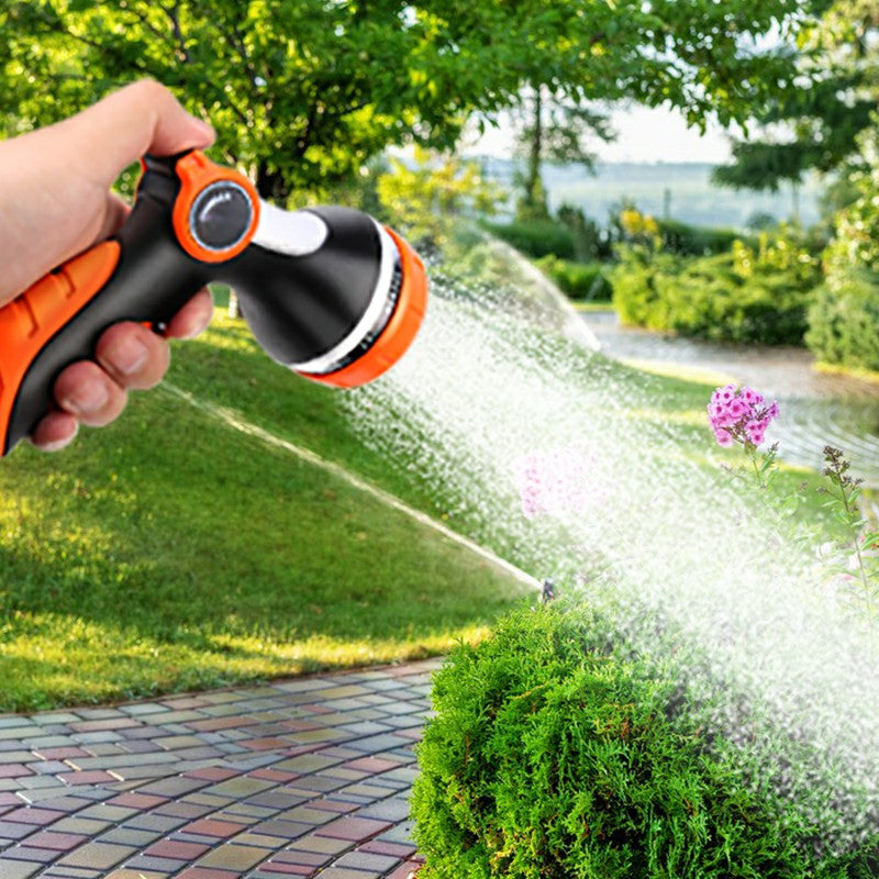 10 Patterns Water Spray Gun Garden Hose Nozzle with Soft Handle