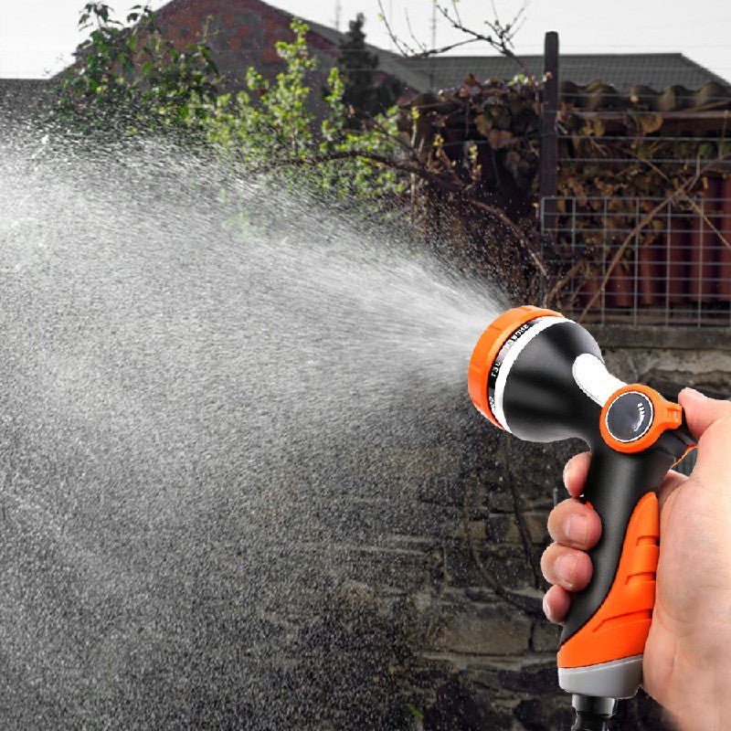 10 Patterns Water Spray Gun Garden Hose Nozzle with Soft Handle