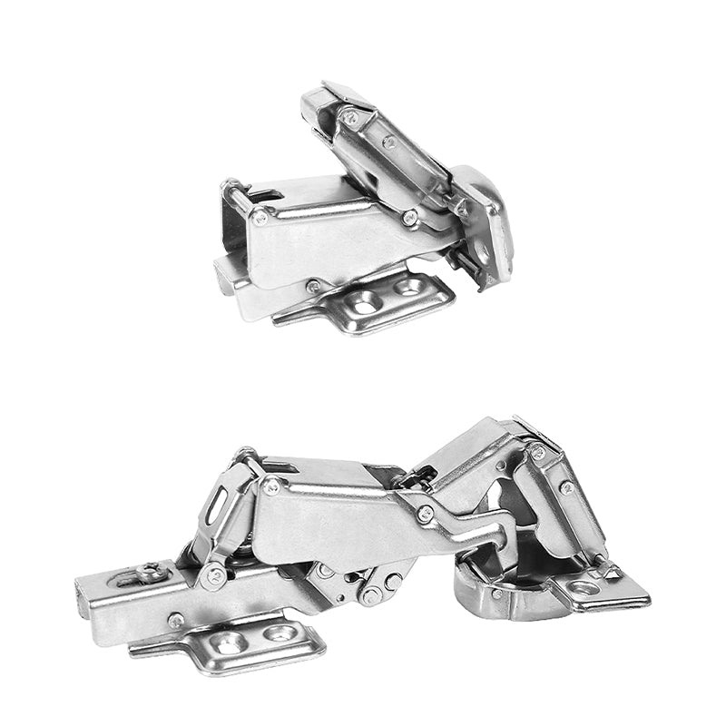 2 PCS 165 Degree Kitchen Cabinet Hinges Soft Close Cupboard Hinges with Fixing Screws